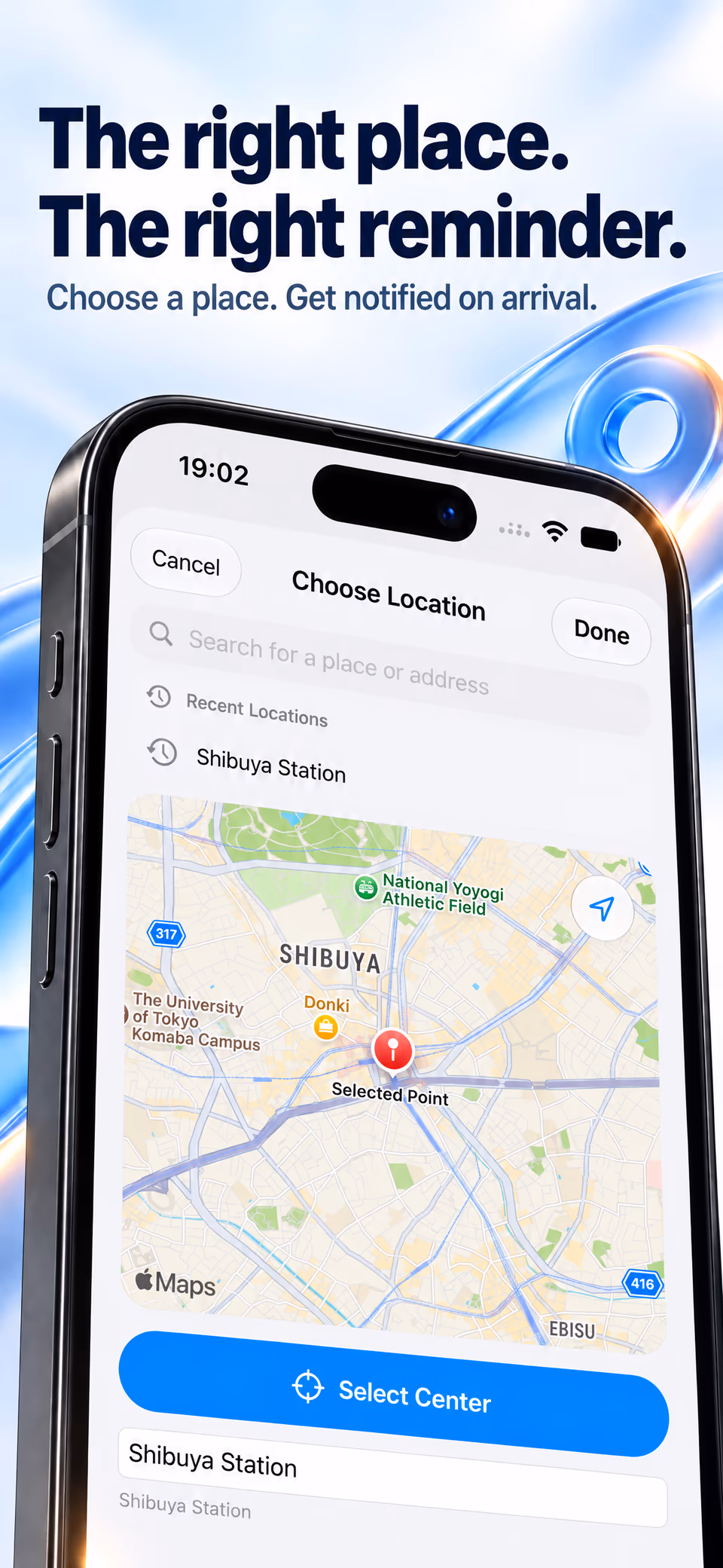 VIBRA Tasks App Store preview showing location-based reminders